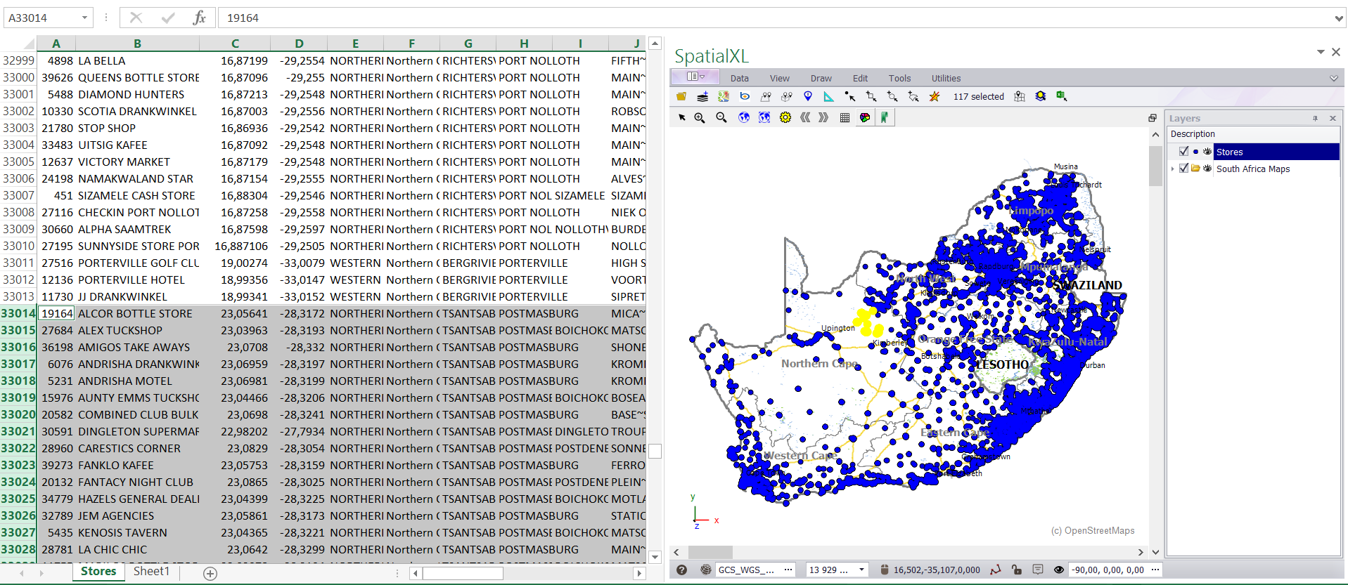 Map to Excel - 1