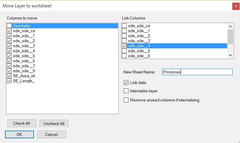 Linking shapefile to worksheet